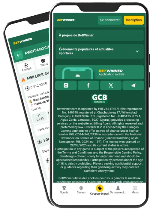 Cinq avantages du bookmaker Betwinner