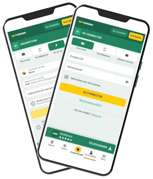 Se connecter sur Betwinner