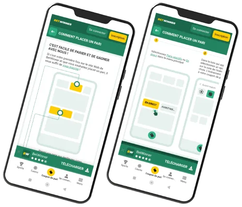 Comment placer un premier pari Betwinner